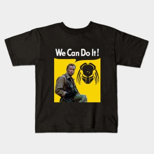 we can do it predator Kids T-Shirt